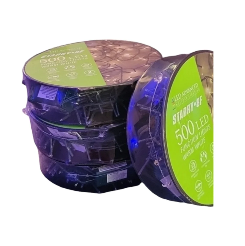 🆕️ 500 starry lights warm white led advanced holiday lighting NWT